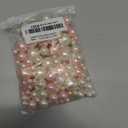 150 Pcs Vase Filler Pearls White and Rosegold Pearl Beads for Vase No Hole Pearls for Centerpieces Vases Home Table Party Decor Wedding DIY 8/14/20mm