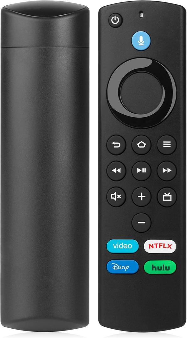 Replacement FireStick Remote Compatible with Fire Smart TV Stick(2nd/3rd Gen/Lite/4K Max),TVs Stick 4K(1st/2nd Gen), Voice Remote for Smart TVs Cube(1st/2nd/3rd Gen) & Smart TVs 3rd Gen