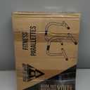 PULLUP & DIP Fitness Parallettes, Medium Parallette Bars For Calisthenics, Crossfit & Gymnastics, Handstand Bars With Extra Wide Handle & No Wobbling