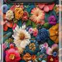 Esdot for iPhone 17 Pro Max Case Cute - Wireless Charging Compatible  Dual-Layer Soft Silicone + Hard Shell - Wildflower Design - Protective Phone Cover for Women Girls - Blossom Carnival