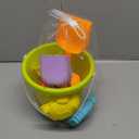 3 Otters Beach Toys Set, Baby Beach Buckets and Shovels Rakes Tool Kit Sand Bucket Boys and Girls Sand Toys Set 9PCS