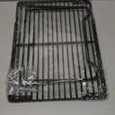 Extendable Metal Wire Shelf Organizer - Adjustable 15-24.4in Length, Stackable Storage Rack for Kitchen, Pantry, Bathroom, Shoe Cabinet & Tool Closet (2 Pack, Black)