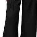 GORGLITTER Women's Low Rise Going Out Formal Dress Pants Wide Leg Work Slacks Pants Business Casual Outfits Trousers (Black, XS)