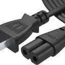 Tv Power Cord 12Ft Cable for Samsung LG TCL Sony: Apple Tv Insignia Sharp Toshiba JVC Hisense 4k 8k UHD Crystal Tizen Smart Roku Google Quantum Panasonic HDR LED QLED 2 Prong UL Listed