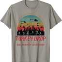 Turkey Drop November 22 1978 Funny Thanksgiving Men Women T-Shirt