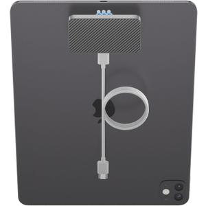 Magnetic Wireless Charger for iPad Pro 11 (1st/2nd/3rd/4th) & iPad Air 11 (M2/M3) & iPad Air 10.9 (4th/5th), 18W Fast Charging Smart Connector Alloy Wireless Charging Pad with USB-C Cord Cable