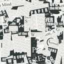 Black Peel and Stick Wallpaper Vintage Newspaper Script News Wall Paper White Contact Paper for Cabinets Kitchen Countertop Self Adhesive Removable Bathroom Bedroom Apartment 17.5"x102"