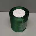 Dark Green Satin Ribbon, 4 Inches x 25 Yards Fabric Ribbons for Gift Wrapping, Flower Bouquet, Crafts and Wedding Party Decoration