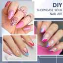 6 x Extra Short Almond Nail Tips:240PCS Soft False Nail Gel Tips Full Cover Acrylic Clear Fake Press On Nails for Extensions Women Manicure DIY 12 Sizes