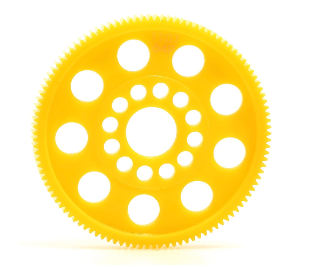 High Speed Spur Gear, Steel Metal Black Large Remote Car Spur Gear for TT ‑ 02 68T