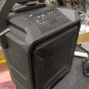 iLive ISB659B Wireless Tailgate Party Speaker, with Built-in Rechargeable Battery and Roller Wheels, Black