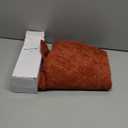 EMEMA Cushion Covers 20x20 Pack of 1 Chenille Throw Pillow Covers Decorative Couch Pillow Covers Pillowcases for Bedroom Burnt Orange(Only Covers)