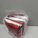 3x6 Ft American Pleated Fan Flag (Set of 4) – Patriotic Half Fan Bunting, 4th of July Memorial Day Decorations for 250th Anniversary