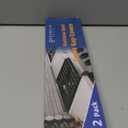 Stove Gap Covers Stainless Steel, Adjustable 13.8-27.5 In(2 Pack), Heat Resistant, Gas Stove Side Gap Protector (Matte Black)