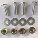 Front Rear Wheel Studs & Lug Nut Kit # 85-1004 Replacement for YAMAHA RAPTOR Warrior Banshee 350 660R Blaster 200 ATV