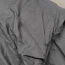 Bedsure Queen Comforter Set Black Gentle Soft Pintuck Bed Set Gift for Family, Pinch Pleat Black Comforter with Sheets