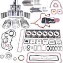 Flynsu Piston Bearings Pins Rings Engine Gasket Kit Replacement for 1994-1998 Dodge Ram 1500 2500 3500 5.9L Diesel C-ummins 6BT 12V 3928673 4089649 4893693