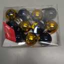 foco NCAA Team Logo 12-Pack Ball Hanging Tree Holiday Ornament Set