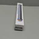 Adjustable Rolling Pin with Thickness Rings for Baking, Stainless Steel Designs Dough Roller Pins for Cookie Decorating Baking Supplies Fondant Cake Baker (Silver)