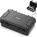 NEEWER Hard Case Compatible with DJI Osmo Pocket 3 & Creator Combo Accessories, IP67 Waterproof Dustproof Shockproof Portable Travel Storage Case with Custom Foam Inserts & 17 Slots, AC022