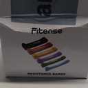 Fitense Resistance Bands Set - Pull Up Bands for Men Women, Exercise Bands Resistance with Door Anchor, Training Poster & Pouch for Body Stretching, Pull Up Assist