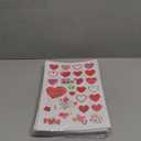 1090Pieces Valentine's Day Window Clings for Glass Windows - Assorted Love Heart and Kiss Designs, Removable DIY Vinyl Decals Stickers for Wedding Engagement Romantic Indoor Ornaments Decorations