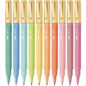 Mr. Pen- Aesthetic Pens, 10 Pack, Colorful Ink, 0.7mm, Fast Dry No Smear Ink, No Bleed Through, Bible Safe, Medium Tip Smooth Writing Pens for Journaling, Planning, Notes & Everyday Writing (Pastel)