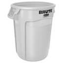 1 Piece Rubbermaid Commercial Products Brute 32G Vented Trash Container, Black, for Restaurants/Landscapers/Construction Sites/Back of House/Offices/Warehouses/Commercial Environments