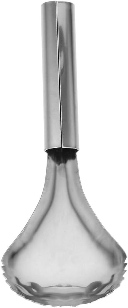 UKCOCO Stainless Steel Pumpkin Scoop and Corer Tool for Remove Seeds, Pulp - Metal pumpkin scraper for Kitchen Use Multi-Functional Fruit and Vegetable Spoon, 9.33 Inch