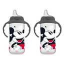 NUK Mickey Mouse Large Learner Cup 10oz 2pk – BPA Free, Spill Proof Sippy Cup No One Lid