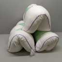 JOLLYVOGUE Pillows Queen Size Set of 2, Medium Supportive Bed Pillows with Super Soft Down Alternative Fill, Luxury Fluffy Hotel Quality for Side, Back, and Stomach Sleepers