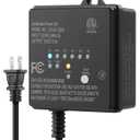 DEWENWILS 60W 120V AC to 12V DC Outdoor Low Voltage Transformer with Timer and Photocell Light Sensor, Weatherproof, Specially for LED Landscape Lighting, Spotlight, Pathway Light, ETL Listed