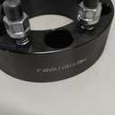 EVIL ENERGY 6x5.5 Wheel Spacers 2 inch Compatible with Tacoma 1995-2023, 6x139.7 mm 6 Lugs 108 mm Hub Bore M12x1.5 Studs Black, Not Hubcentric