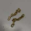 AIERSA 2Pcs Gold Purse Extender Chain,Metal Bag Extender Chains for Women,Short Purse Shoulder Strap for Tote Crossbody Bag Handbags Accessories (4.7in, 4.7in-2)