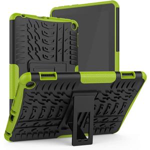 for Flre HD 8 & 8 Plus Case 12th/10th Generation (2024/2022/2020 Release) with Kickstand for Kids (Green)