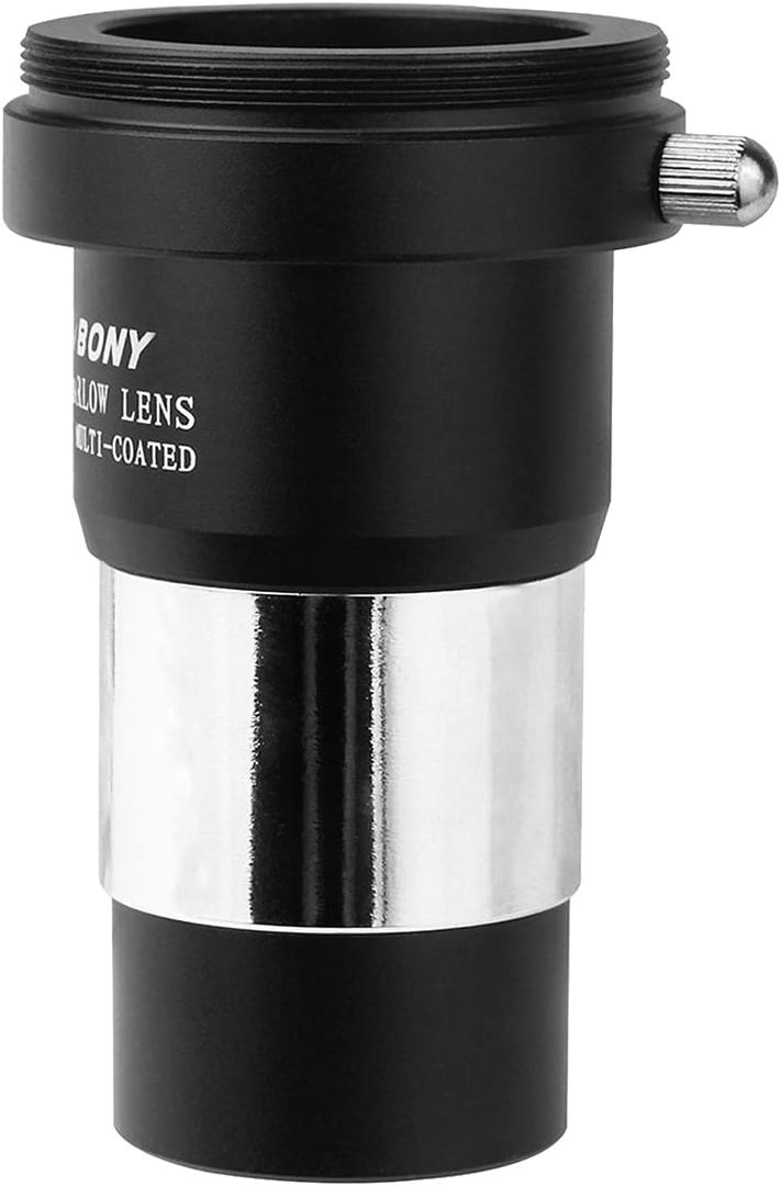 SVBONY Barlow Lens 2X, 1.25 inch Barlow Lens with Multi Coated Broadband Green Film, Telescope Accessories with M42 Thread for Telescope Eyepiece
