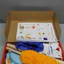 Wooden Kids Cleaning Set for Toddlers,8 Pieces Montessori Cleaning Toys with Kids Broom and Mop Set, Housework Pretend Play Toy Gift for Boys Girls Ages 3+