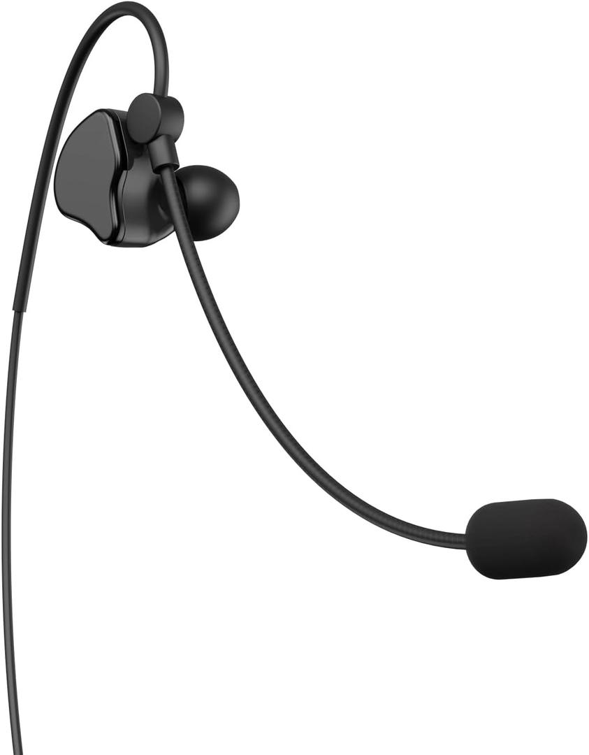 Referee Headset Earphone Newly-Designed Earpiece Professional 1pc V6 V4 FBIM Football Arbitro Coach Judger Arbitration Earhook Soccer Headset(1PC R Earpiece) 