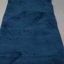 Yimobra Long Bath Mat 44"x24", Super Soft Quick Dry Memory Foam Bathroom Rug, Water Absorbent, Non Slip Backing Machine Washable for Tub Shower, Thick Comfort Support, Peacock Blue (2' x 3'8" (Rectangular))
