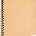 Paper Junkie Spiral Bound Scrapbook Album - 12 x 12 In, Kraft Hardcover, 40 Sheets (80 Pages) - Blank Kraft Paper Pages Lay-Flat for Drawing & Writing - Scrapbook Journal (1pcs)