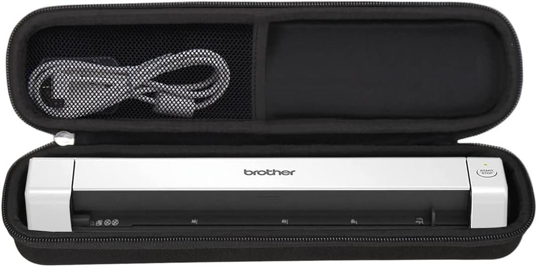 Aproca Case Compatible with Brother DS-640 / DS-740D / DS-940DW / Doxie Go SE Compact Mobile Document Scanner, Portable Storage Bag for Accessories (Case Only)