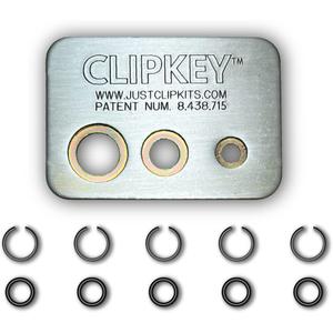 86730 JCCK385 Just Clips 3/8" Snap Rings & O-Rings for Cordless & air Impact Wrenches Including IR, CP, & All Brands. Includes The ClipKey Snap Ring Installation Tool (5 Snap Rings & 5 O-Rings)