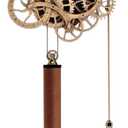 Abong Laser-Cut Mechanical Wooden Pendulum Clock - 3D Clock Puzzle Model Kit - DIY Wooden Clock Kit