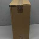 Toilet Paper Storage Woven Basket Organizer for Narrow Bathroom RV, Large Narrow Toilet Paper Storage Holder Basket for 9 Mega Rolls, Waterproof & Free Standing (Cream White)