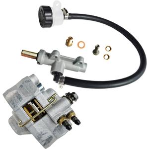 Rear Brake Caliper & Master Cylinder Set Compatible with Polaris Magnum 325 500 Scrambler 400 500 Trail Blazer 250 400 Trail Boss 325 330 Xpedition 325 425 Xplorer 250 400 Part # 1910449