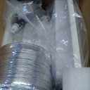 12" Ultra Quiet Bathroom Exhaust Fan with 6500K LED Light, 1.0 Sone 120 CFM, 10x10 Mount, 1500 LM Ceiling Ventilation Fan, Energy Efficient