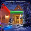 MuliVid 100FT Outdoor LED Strip Lights Waterproof (2 Rolls of 50ft) IP65 Led Strip Lights with Remote, RGB Color Changing Christmas Rope Lights for Outside