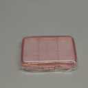 FYY Weekly Pill Organizer with Labels,8 Compartments Travel Daily Pill Case Airtight Moistureproof Large Pill Box to Hold Vitamins, Fish Oil, Supplements,Cotton Swab and Bandages-Pink