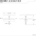 Kingston Brass SC1007 Faucet Hole Cover, 2" Diameter, Brushed Brass