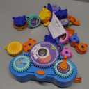 Fivoro STEM Gears Toys for Kids Ages 3+, Creative Learning Building Blocks, 18Pcs Educational Construction Toy Set, Electric & Manual Dual Mode, Versatile Gear Playset Gift for Boys & Girls